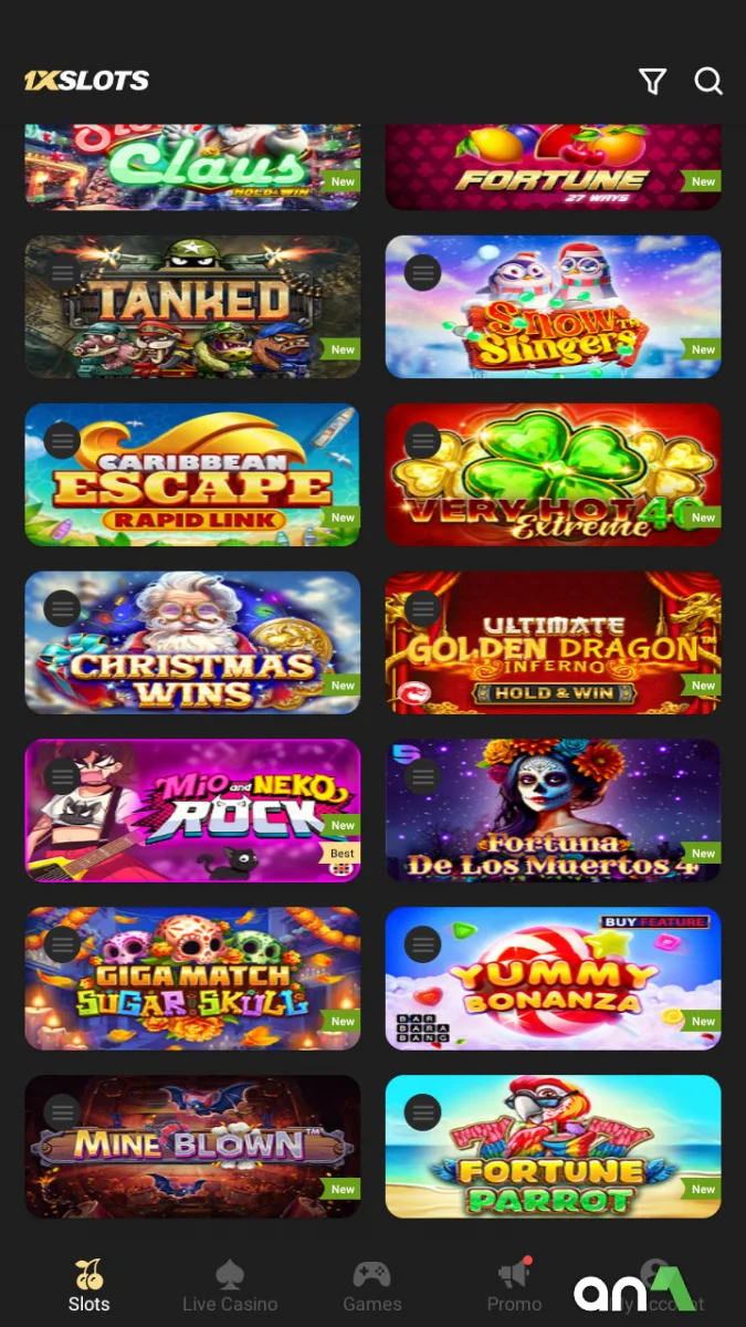 Download 1xSlots 57.3.0 screenshot