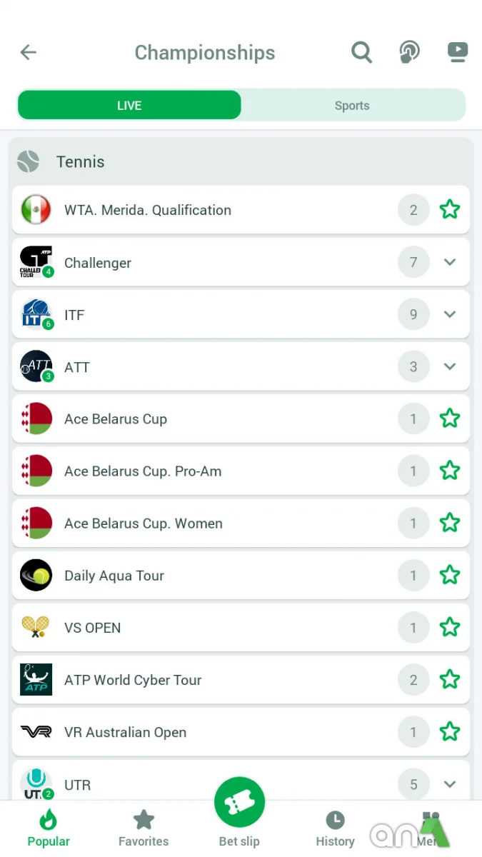 Download Linebet 256.0.4 screenshot