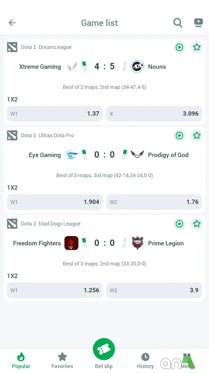 Download Linebet 256.0.4 screenshot