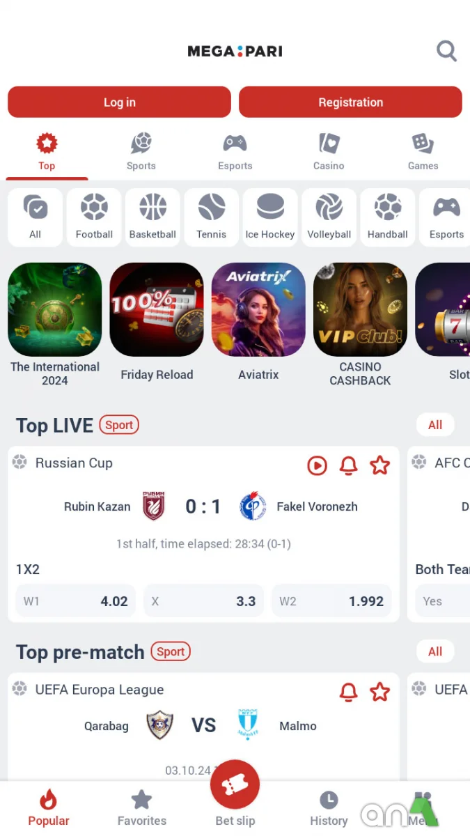 Download Megapari 256.0.6 screenshot