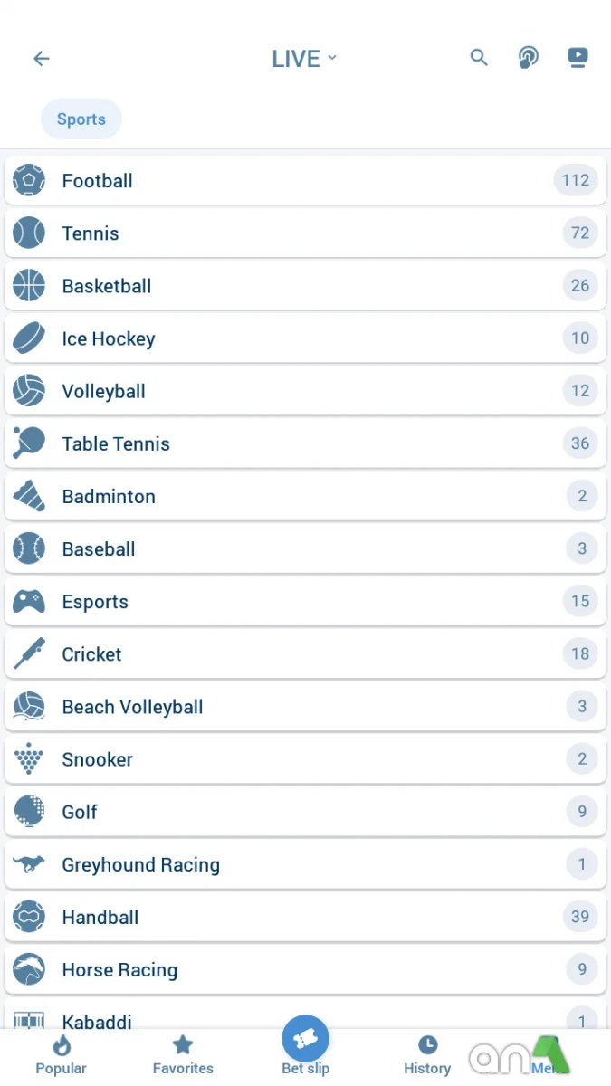 Download 1xBet 258.3.0 screenshot