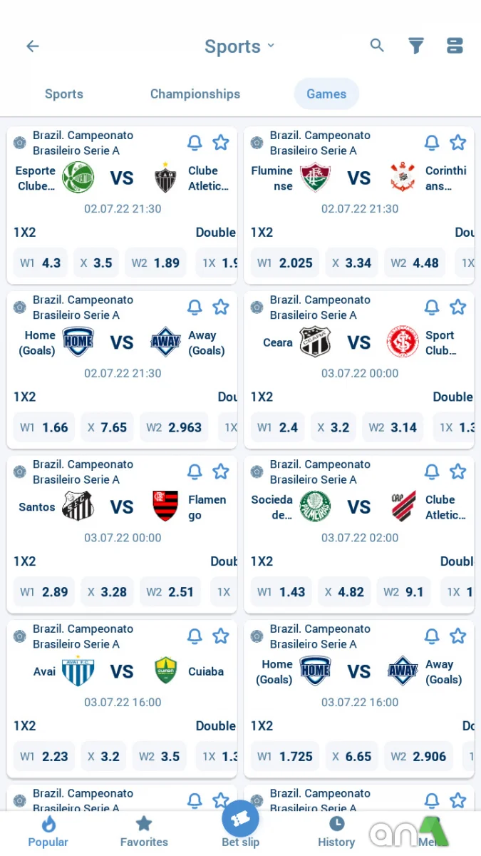 Download 1xBet 258.3.0 screenshot