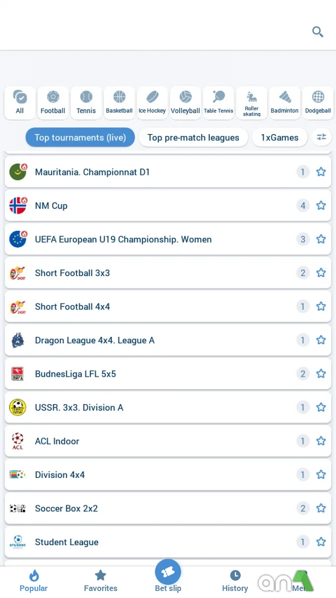 Download 1xBet 258.3.0 screenshot