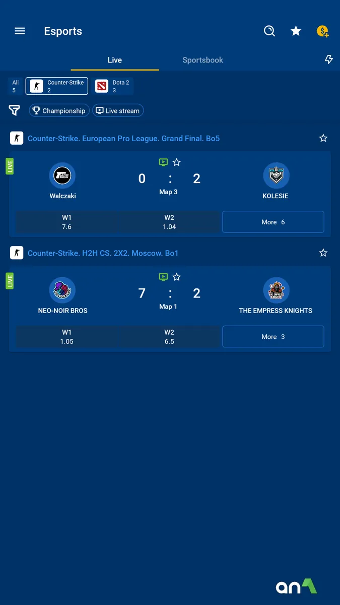 Download MostBet 7.17 screenshot