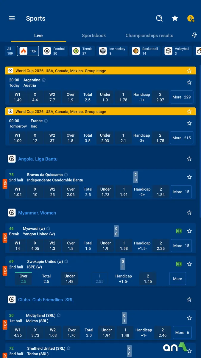 Download MostBet 7.17 screenshot