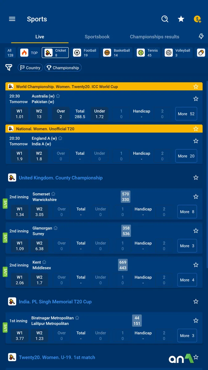 Download MostBet 7.17 screenshot